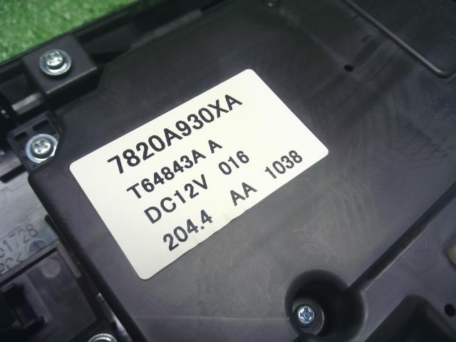【中古】ｅＫスペース DBA-B11A 　エアコン スイッチ　Ａ／Ｃスイッチパネル 7820A930XA 自社品番250607 W13