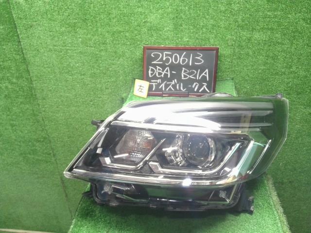 【中古】デイズルークス DBA-B21A 左ヘッドランプ ヘッドライト  自社品番250613 SLN/W13