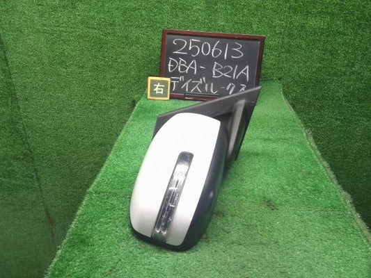 【中古】デイズルークス DBA-B21A 右 サイドミラー ドアミラー  自社品番250613 SLN/W13