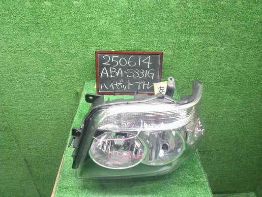 【中古】ハイゼットアトレ ABA-S331G 左 ヘッドランプ ヘッドライト　81150-B5110 自社品番250614 W24