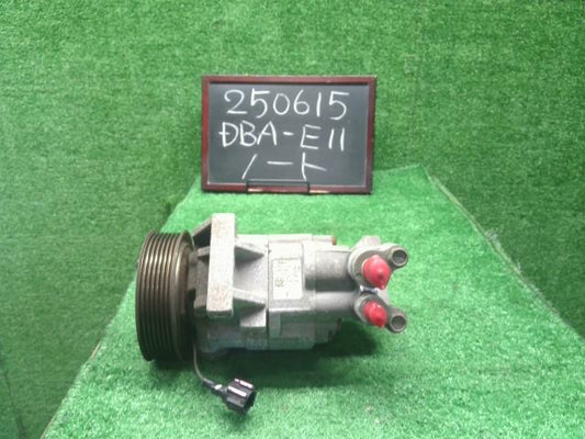 【中古】ノート DBA-E11 Ａ／Ｃコンプレッサー エアコンコンプレッサー 92600-ED07B 自社品番250615 K21