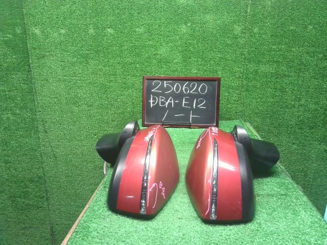 【中古】Nismo ノート DBA-E12 左 右 セット サイドミラー ドアミラー 96301-5VA0A 自社品番250620 QAB