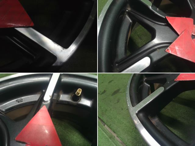 【中古】Nismo ニスモ ノート DBA-E12 NO1 純正 16×6.5J アルミ ホイール4穴 2本 ＰＣＤ100 +46 ハブ径60ｍｍD0300-1A18E 自社品番250620 QAB