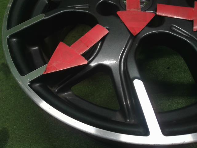 【中古】Nismo ニスモ ノート DBA-E12 NO2 純正 16×6.5J アルミ ホイール4穴 2本 ＰＣＤ100 +46 ハブ径60ｍｍD0300-1A18E 自社品番250620 QAB