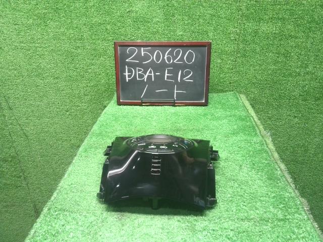 【中古】Nismo ニスモ ノート DBA-E12 エアコンスイッチ Ａ／Ｃスイッチパネル 27500-1A15A 自社品番250620 QAB
