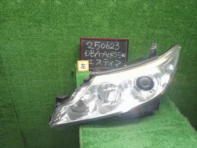 【中古】エスティマ DBA-ACR55W 左 ヘッドランプ ヘッドランプ 81170-28C11 自社品番250623 8S6