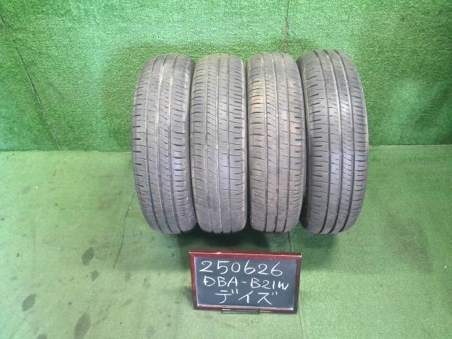 【中古】155/65R14 サマー タイヤ 夏タイヤ ダンロップ ENASAVE EC204 エナセーブ  自社品番250626 SLN/W13