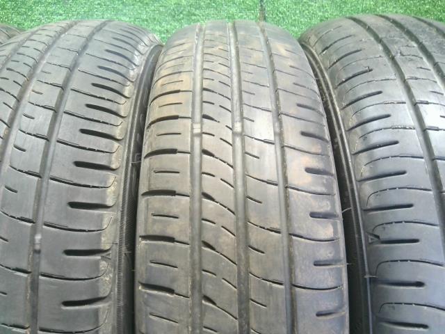 【中古】155/65R14 サマー タイヤ 夏タイヤ ダンロップ ENASAVE EC204 エナセーブ  自社品番250626 SLN/W13