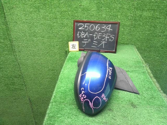 【中古】デミオ DBA-DE3FS 左 サイドミラー ドアミラー  自社品番250634 34J