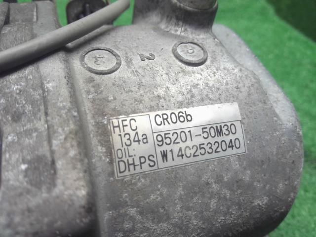 【中古】ワゴンＲ DBA-MH34S エアコン コンプレッサー Ａ／Ｃコンプレッサー  自社品番250639 Z7T