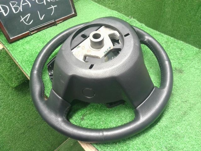 【中古】セレナ DBA-CNC25 ステアリングホイール ハンドル　インフレーター欠品 48430-EN02D 自社品番250650 QX1