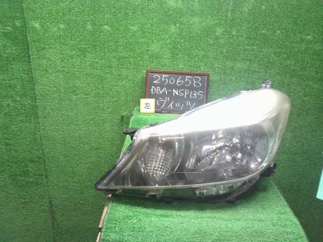 【中古】ヴィッツ DBA-NSP135 左ヘッドランプ ヘッドライト  自社品番250658 209