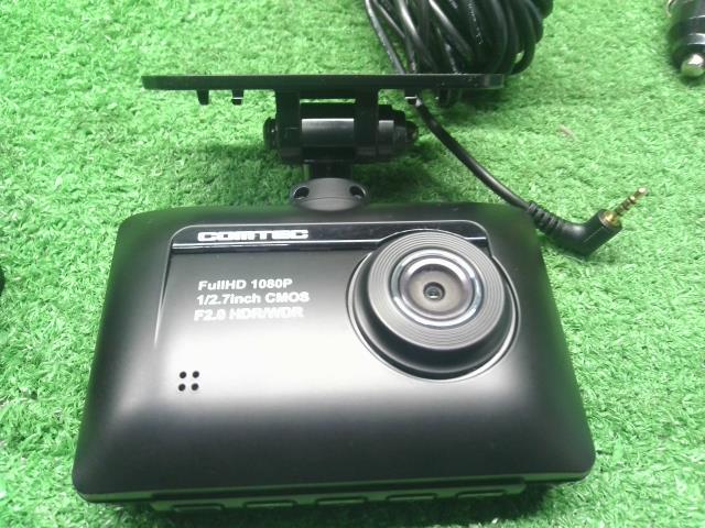 【中古】ドラレコ 社外 コムテック ドライブレコーダー 前後 2カメラタイプ 自社品番250658 209