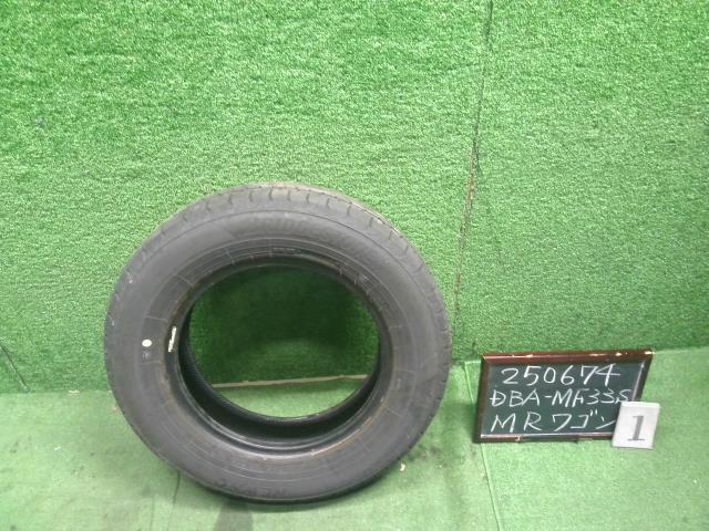 【中古】ＭＲワゴン DBA-MF33S タイヤ  自社品番250674 ZGF