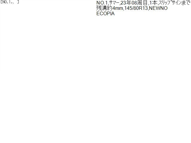 【中古】ＭＲワゴン DBA-MF33S タイヤ  自社品番250674 ZGF