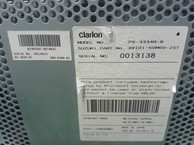 【中古】ＭＲワゴン DBA-MF33S オーディオ  自社品番250674 ZGF