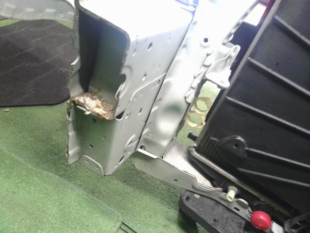 【中古】アコード DAA-CR7 ラジエータコアサポート　ラジエーター　コンデンサー　セット  自社品番250679 NH788P