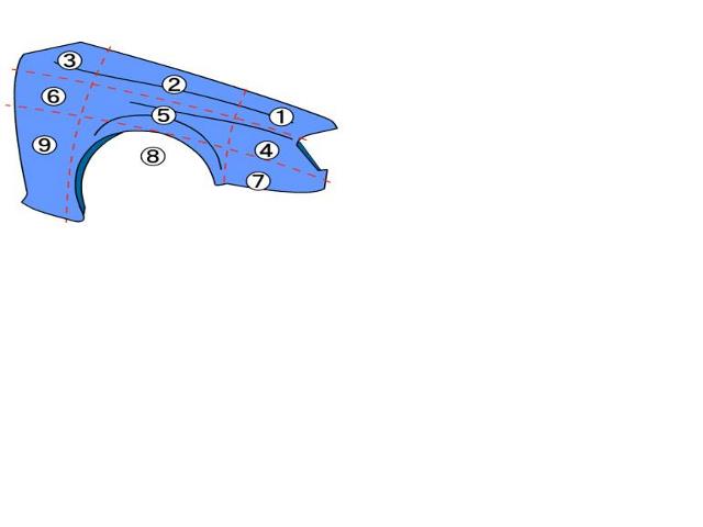 【中古】アクア 6AA-MXPK16 右Ｆフェンダー 53811-52610 自社品番250682 089