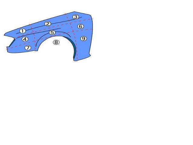 【中古】アクア 6AA-MXPK16 左Ｆフェンダー 53812-52610 自社品番250682 089