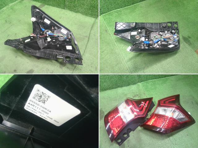 【中古】ノート DBA-NE12 左右　テールランプ　ブレーキランプセット 26550-5WK0B 自社品番250683 QAB