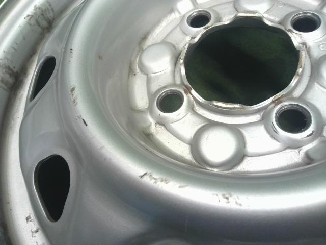 【中古】14インチ　スチールホイール　5J　4H　PCD100　4本セット　ハブ径68ｍｍ　ノート外し DBA-NE12  40300-3BG0B 自社品番250683 QAB