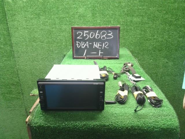 【中古】ＪＶＣＫＥＮＷＯＯＤ　ケンウッド　ノート DBA-NE12 カーナビゲーション MJ116D-W 自社品番250683 QAB