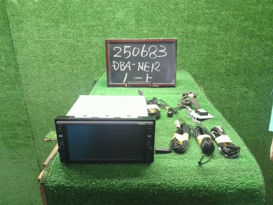 【中古】ＪＶＣＫＥＮＷＯＯＤ　ケンウッド　ノート DBA-NE12 カーナビゲーション MJ116D-W 自社品番250683 QAB