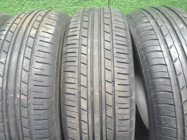 【中古】15インチ　サマー　夏タイヤ　22年製　195/65R15　ヨコハマ　ブルーアース　エコスES301　プリウス外し DAA-ZVW30  自社品番250691 040