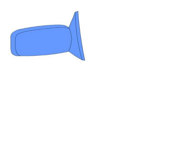 【中古】インプレッサ DBA-GJ7 右サイドミラー  自社品番250695 G3U