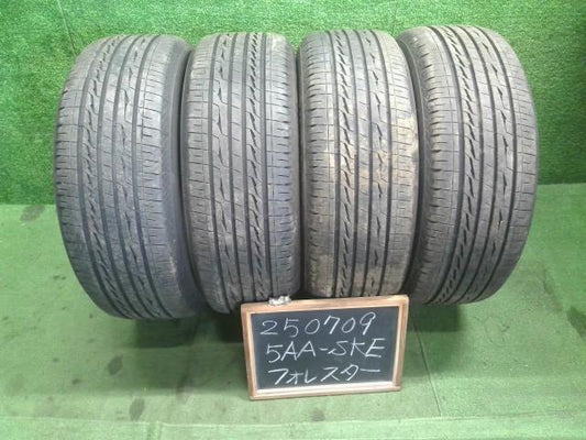 【中古】18インチ　サマー　夏　タイヤ　225/55R18　ブリヂストン　ＡＬＥＮＺＡ　ＬＸ１００　4本セット　フォレスター外し　 自社品番250709 M4Y