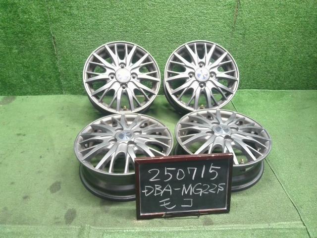 【中古】社外　アルミホイール　ravrion　13インチ　4J　4穴　4本セット　モコ外し   自社品番250715 ZPB