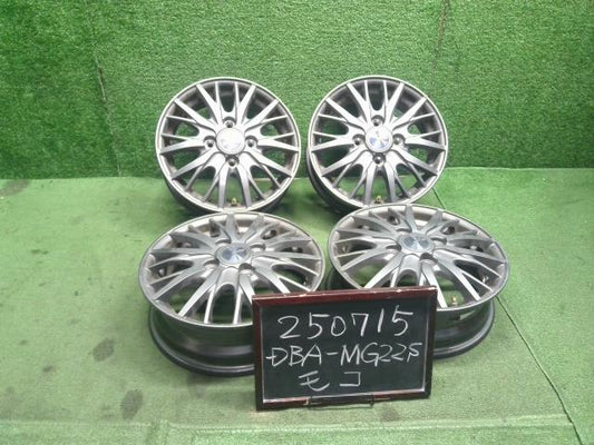 【中古】社外　アルミホイール　ravrion　13インチ　4J　4穴　4本セット　モコ外し   自社品番250715 ZPB