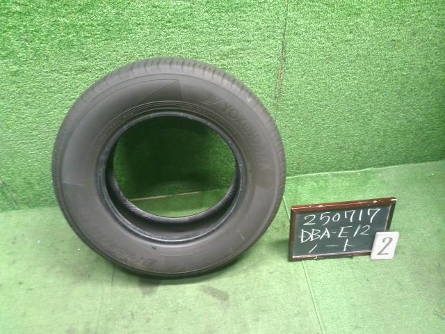 【中古】No2　サマー　夏　タイヤ　25年製　185/70R14　ヨコハマ　ＢｌｕＥａｒｔｈ－Ｅｓ　ＥＳ３２　ノート　外し  自社品番250717 K23