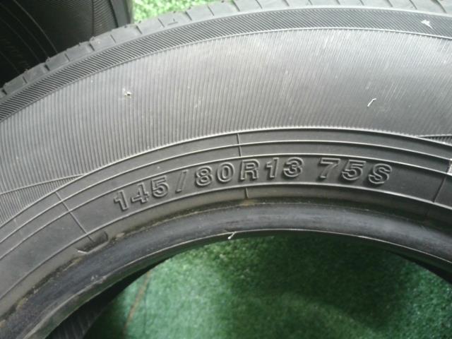 【中古】サマー　夏　タイヤ　22年製　145/80R13　ヨコハマ　ＢｌｕＥａｒｔｈ－Ｅｓ　ＥＳ３２　ノート　外し  自社品番250717 K23