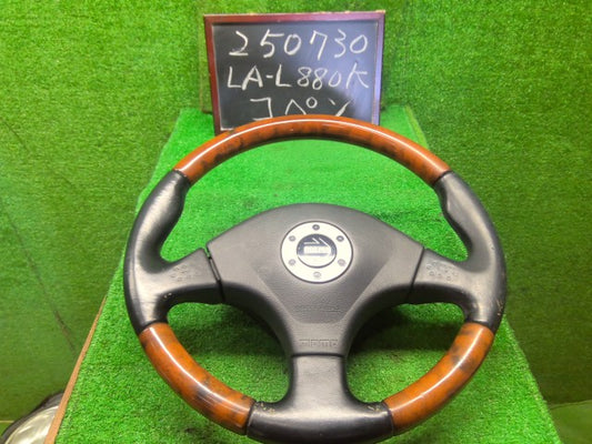 【中古】コペン LA-L880K 純正　MOMO　ステアリングホイール 45102-97505 自社品番250730 6Q7