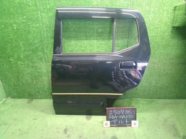 【中古】アルト 3BA-HA37S 左　リア　ドア　  自社品番250736 ZJ3