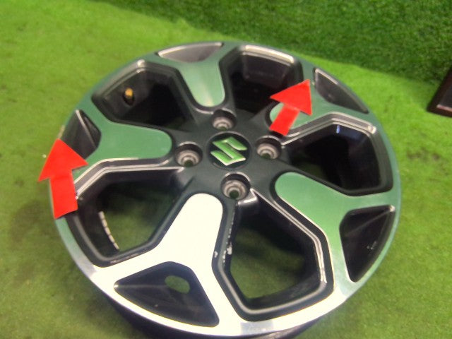 【【中古】No1　ハスラー外し　5AA-MR92S 　ホイール　スズキ純正　15インチ　 43210-59S50-QC8 自社品番260037 ZYW
