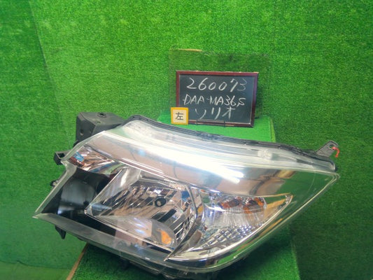 【中古】ソリオ DAA-MA36S 左ヘッドランプＡＳＳＹ 35320-81P00 自社品番260073 ZMV