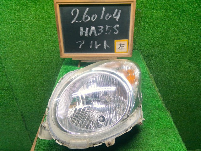 【中古】アルト DBA-HA35S 左ヘッドランプＡＳＳＹ 35320-64L01 自社品番260104 26U