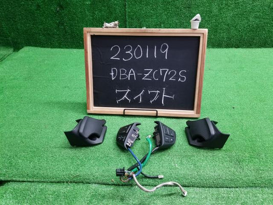 スイフト DBA-ZC72S ステアリングスイッチ ハンドルスイッチ/パドルシフトセット37460-68L40-5PK